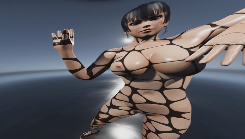 Nyotengu Conqueror Dissolving Suit VR Parody