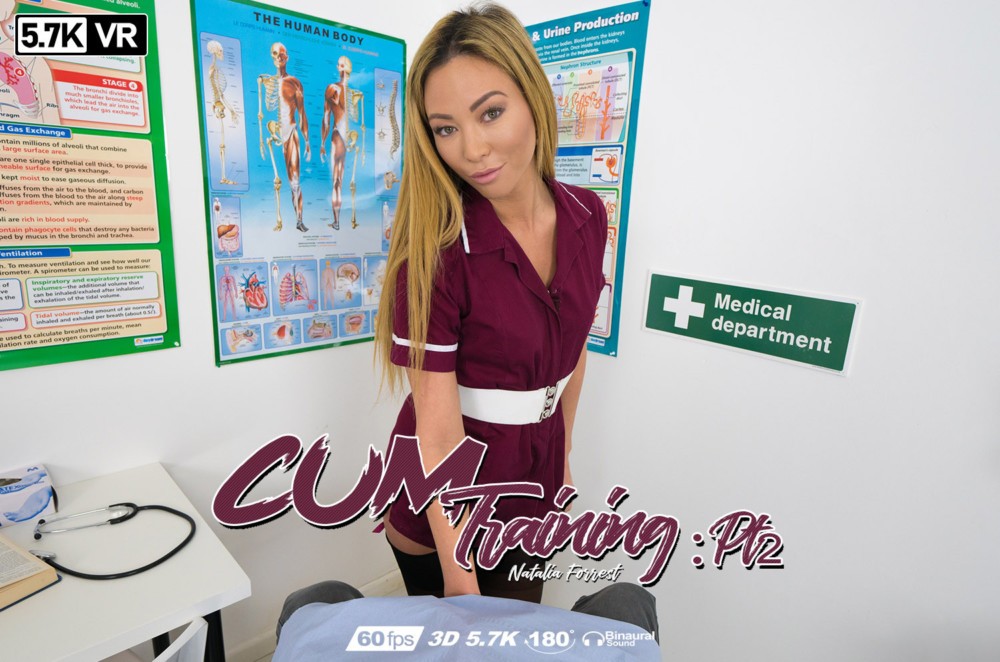 Natalia Forrest in Hot Cum Training Pt2 VR