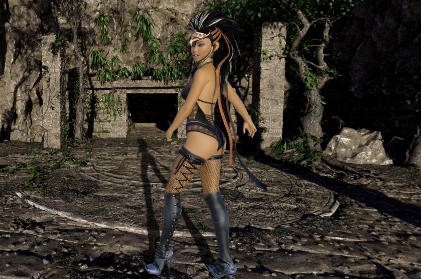 Jungle Queen Seductive CGI Poses in 4K
