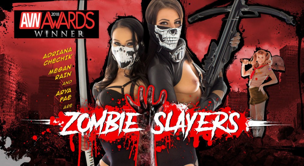 Zombie Slayers: Adriana Chechik in 6K VR Action