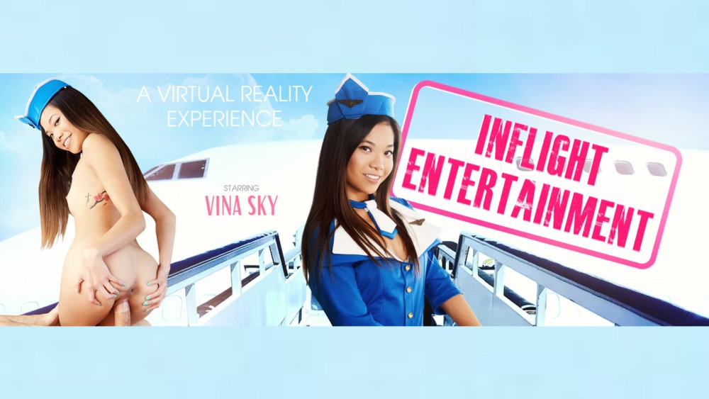 Vina Sky in Sexy Stewardess VR Fantasy