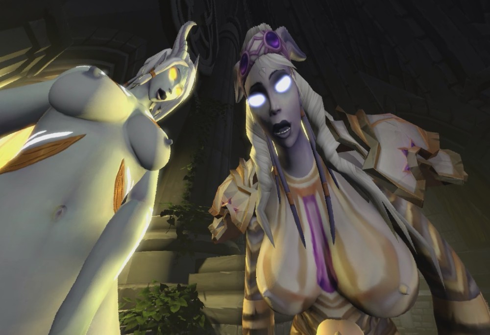 Draenei Futanari Altar Passion in 4K VR