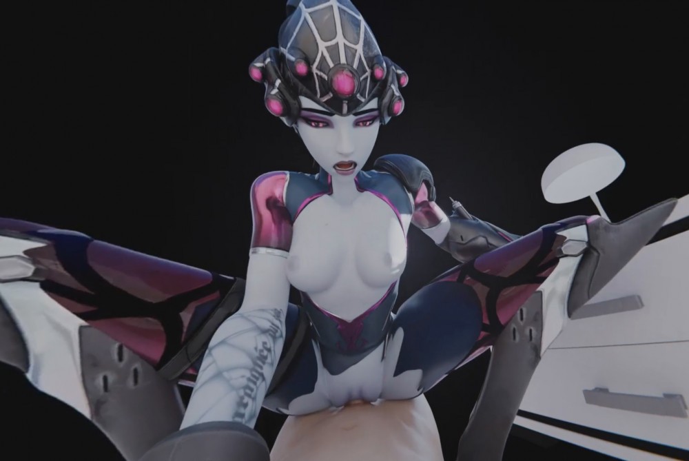 Widowmaker Squat Riding in 4K XXX Parody