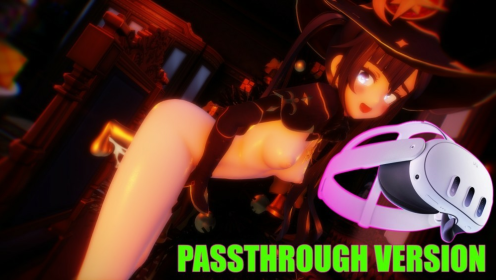 Mona's Intense Dildo Play in VR Anime