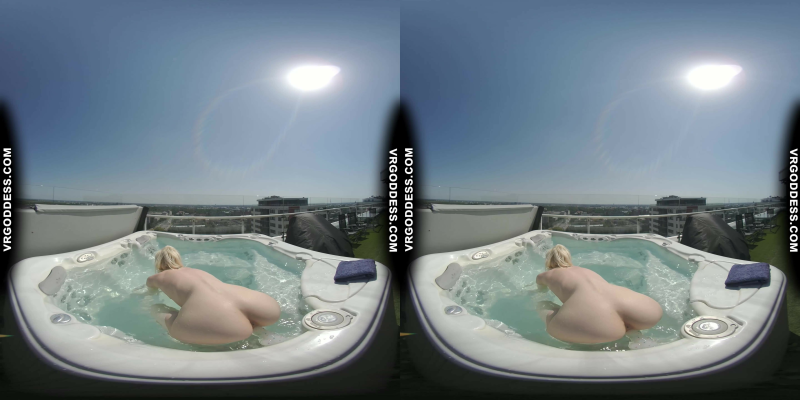 Penthouse Rooftop Jacuzzi Hot Ingrida Smoking And Masturbating In The Sun - Image 5
