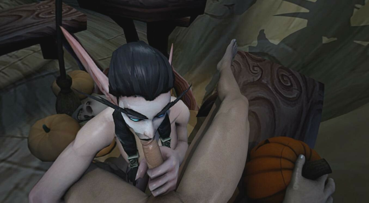 Dark Elf's Seductive Favor in WoW XXX Parody - Image 2