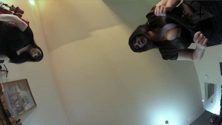 Goth Dominatrixes Dominate Tiny Client in 4K - Image 1