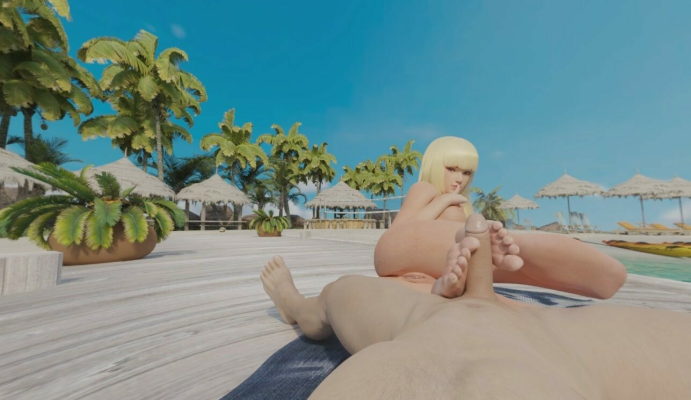 Lili Rochefort Tekken Footjob 90FPS Parody - Image 2