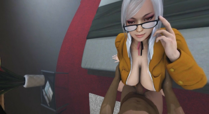 Meiko Shiraki Titty Fuck VR Hentai Parody - Image 2