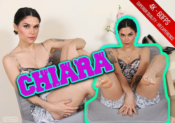 Chiara's Sexy Leg Show in Elegant Dress - Image 3