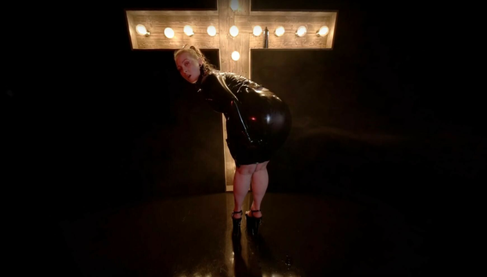 Ripping Off My Black Latex Dress - Image 9