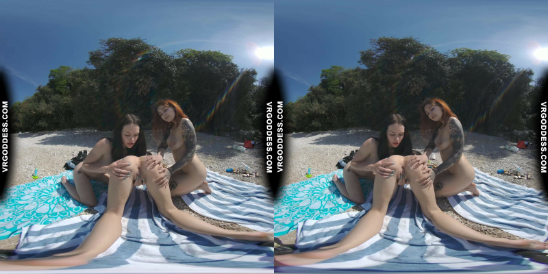 3 Babes On Nude European Beach Mini Lesbian Outdoor Vacation Orgy Matty Cheri Rebeka Ruby - Image 5