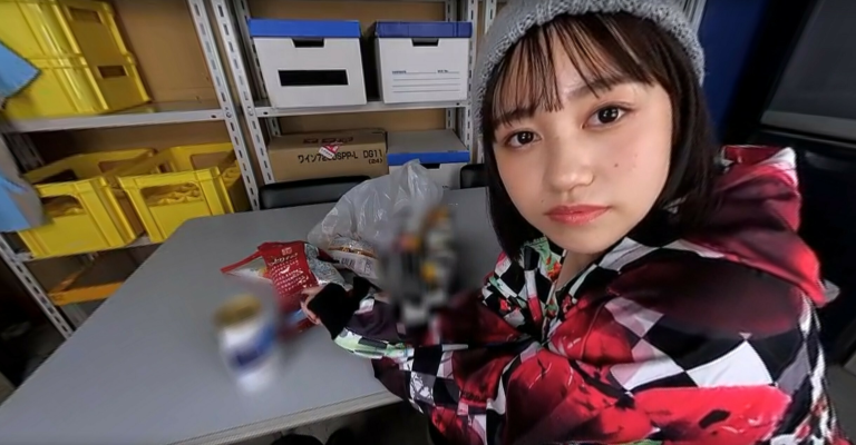 Sex Until Morning With A Girl With Big F-Cup Tits Who Works Part-Time With Me P1 - Image 1