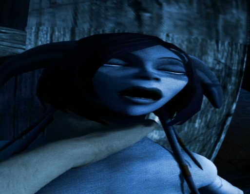 Dranei Choke Play in Stunning 3D Parody - Image 3