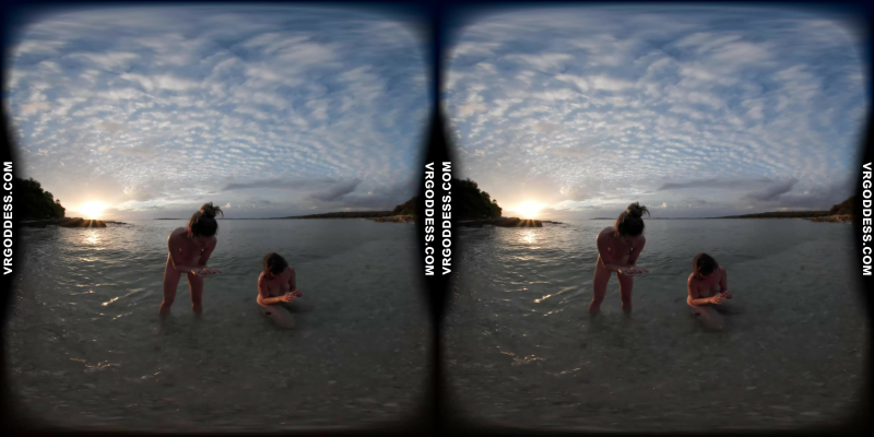 Josie and Sofie Nude Beach VR Adventure - Image 8