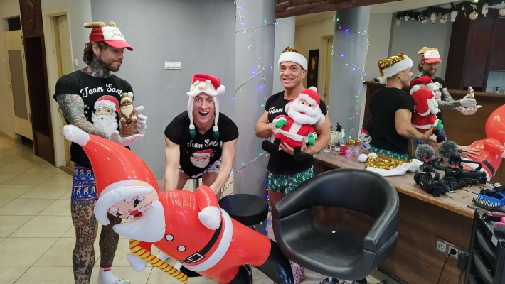 Mrs. Claus Wild Creampie Threesome Fantasy - Image 10