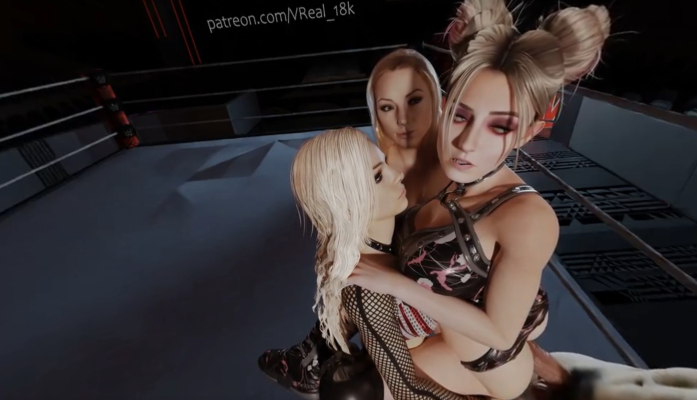 WWE2K23 Alexa Bliss Liv Morgan Stacy Kiebler Double Penetration Anal Orgy (A XXX Parody) - Image 4