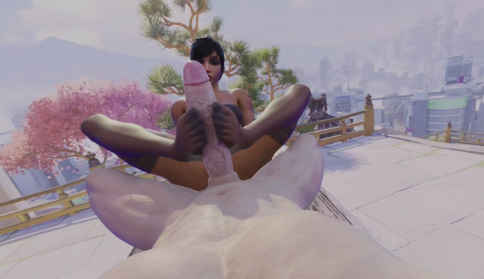 Pharah Overwatch XXX Parody Feet Fantasy - Image 1