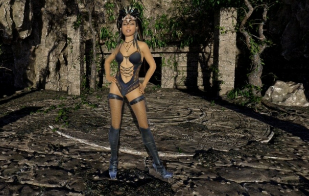 Jungle Queen Seductive CGI Poses in 4K - Image 1