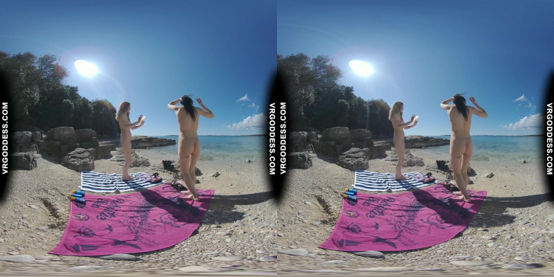 Sunny Beach Afternoon Nude Sunbathing And Searching For Shells On Vacation With Matty Josie - Image 10