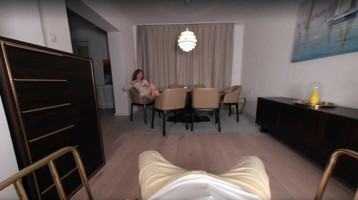 Lilly Mays Pantyhose Tease in Stunning 4K VR - Image 1