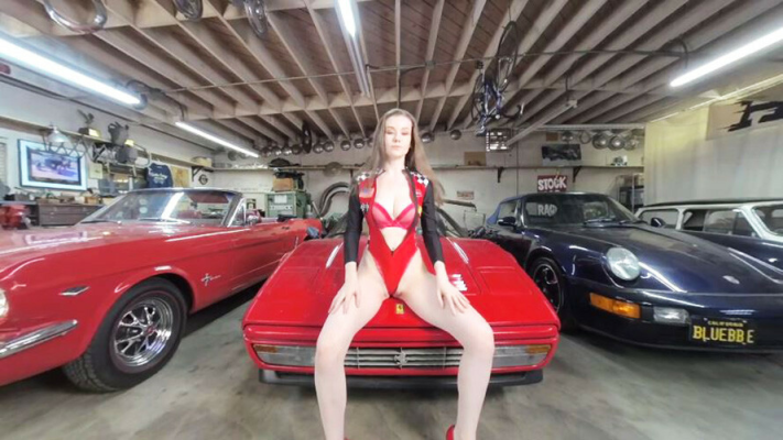 Emily Bloom in Ferrari VR Solo Seduction - Image 3