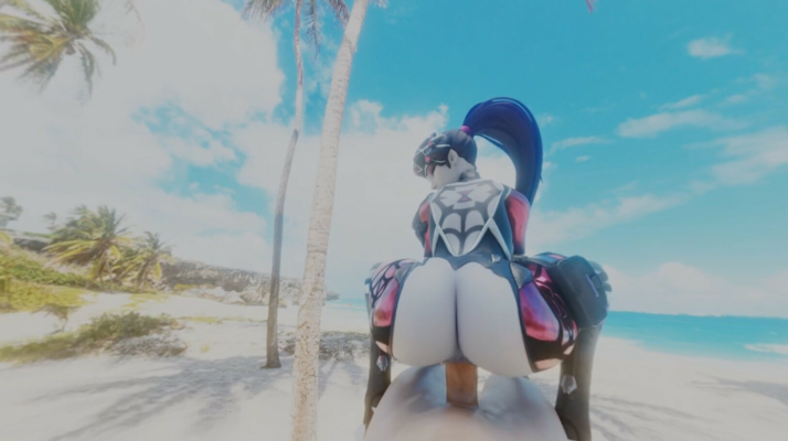 Widowmaker Reverse Cowgirl XXX Parody in 4K - Image 2