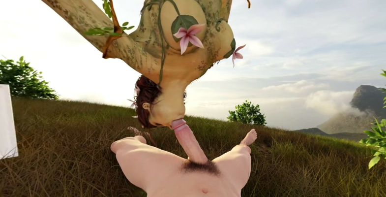 Arkham Knight - Poison Ivy Spinning Blowjob while Hanging from a Tree (A XXX Parody) - Image 6