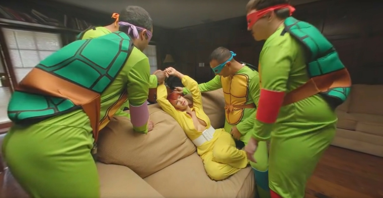 Elise London in TMNT Gang Bang - Intense 8K VR - Image 1