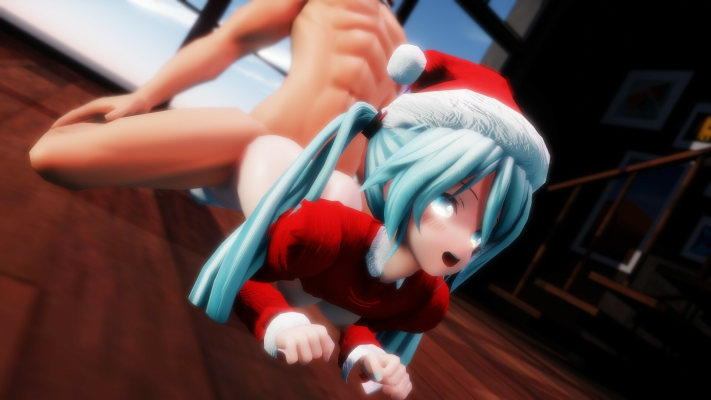 Hatsune Miku Xmas Buttjob Fantasy in 4K - Image 3