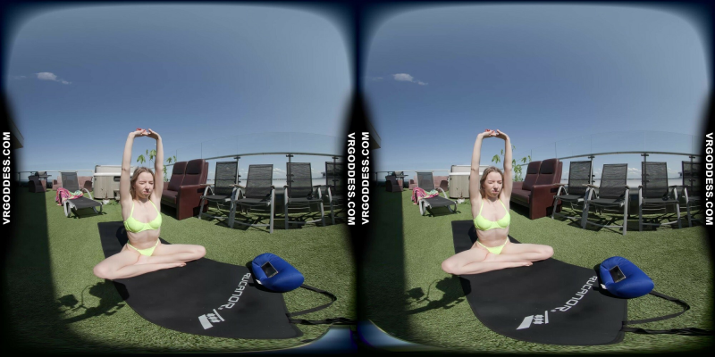 Kitty Kate Nude Yoga in Stunning Sunny VR - Image 1