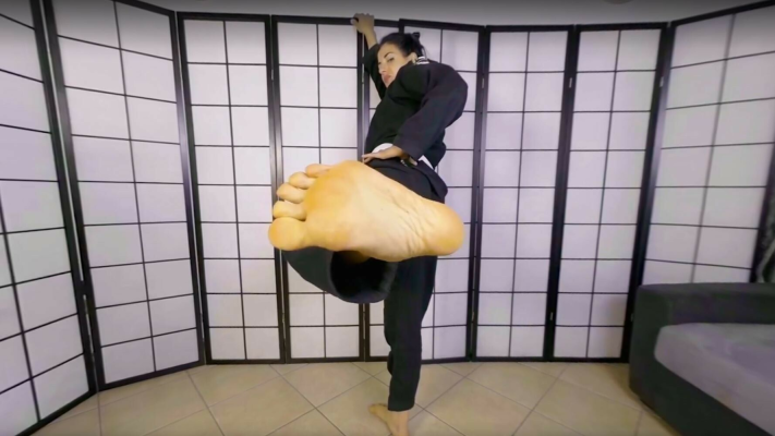 Karate Master Bianca Blance Uses Her Sexy Feet And Wrinkled Soles As Lethal Weapons - Image 5